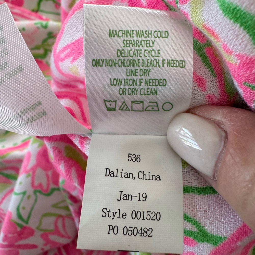 Lilly Pulitzer Mini Carlotta Maxi Dress in Koala Me Maybe, $98 Retail - Picture 10 of 11